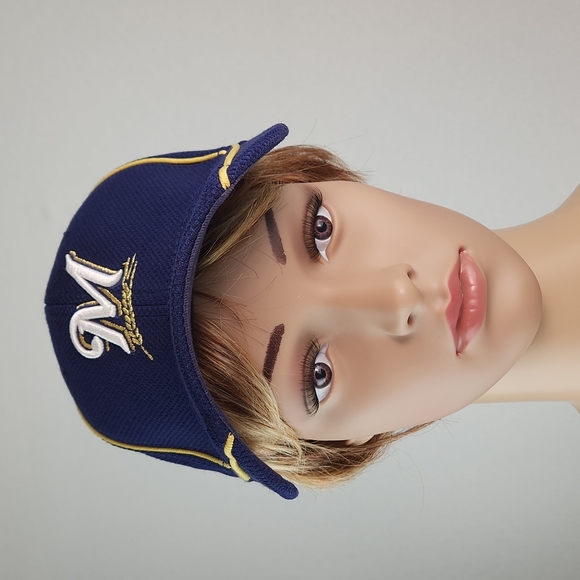 Unisex MLB Milwaukee Brewers Official Batting Practice Hat MLB Authentics Colle… - Picture 12 of 16